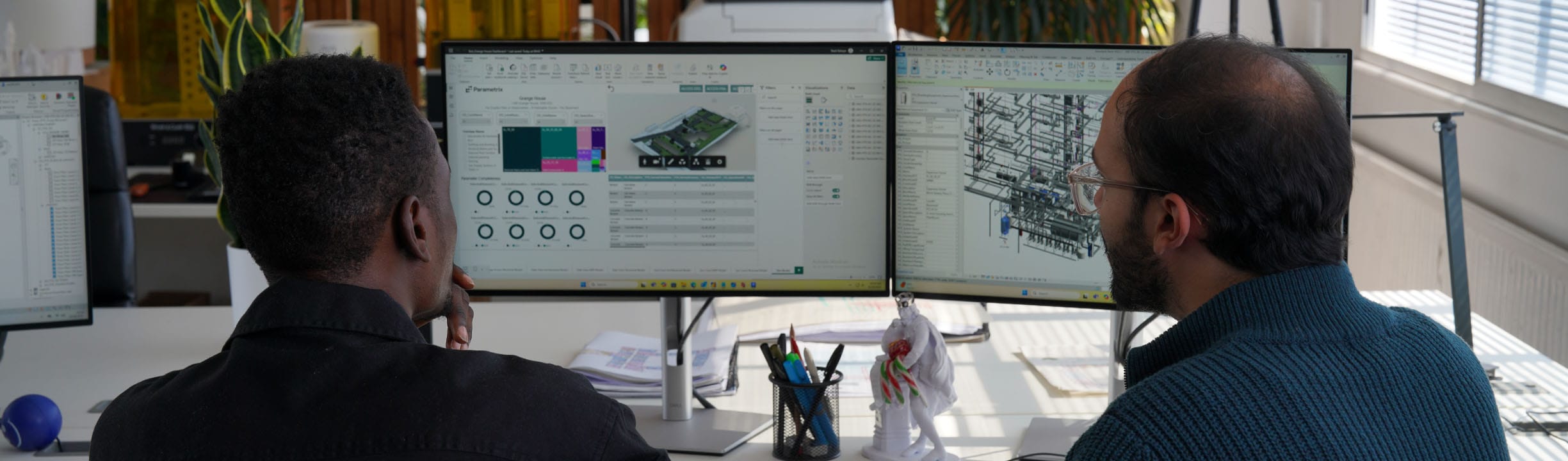 Parametrix employees in discussion